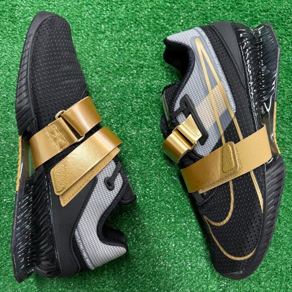 Nike Romaleos 4 Black Mens Weightlifting Shoes CD3463-001 VNDS Sz 10 - Picture 4 of 7